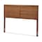 Baxton Studio Raya Mid-Century Walnut Brown Finished Wood Full Size Headboard 156-9419 - alternate 1